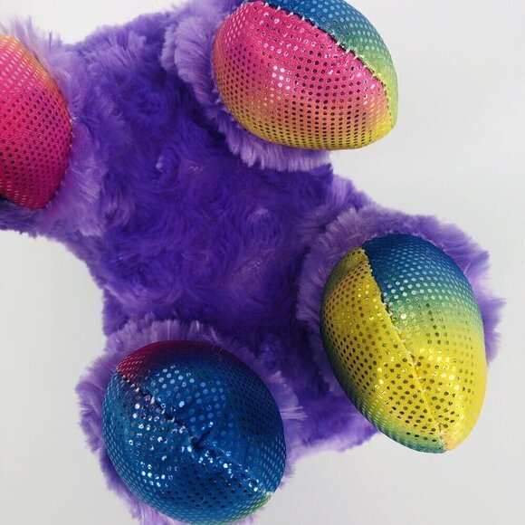 Good Stuff Llama Plush Toy 14 inches Super Soft Purple Rainbow Collar 0+ Years - Picture 7 of 9